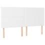 Box spring bed with white synthetic leather mattress 160x200 cm by vidaXL, Beds and slatted bases - Ref: Foro24-3128920, Pric...