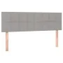Box spring bed with light gray fabric mattress 140x190 cm by vidaXL, Beds and slatted bases - Ref: Foro24-3130265, Price: 465...