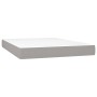 Boxspringbett mit hellgrauer Stoffmatratze 140x190 cm von vidaXL, Betten und Lattenroste - Ref: Foro24-3130185, Preis: 454,67...