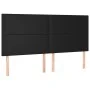 Box spring bed with black synthetic leather mattress 160x200 cm by vidaXL, Beds and slatted bases - Ref: Foro24-3132387, Pric...