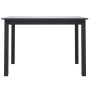 Esstisch aus massivem schwarzem Gummiholz, 114 x 71 x 75 cm von vidaXL, Küchen- und Esstische - Ref: Foro24-247364, Preis: 14...