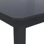 Esstisch aus massivem schwarzem Gummiholz, 114 x 71 x 75 cm von vidaXL, Küchen- und Esstische - Ref: Foro24-247364, Preis: 13...