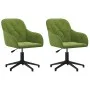 Swivel dining chairs 2 units light green velvet by vidaXL, dining chairs - Ref: Foro24-3103380, Price: 172,09 €, Discount: %