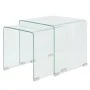 Set of two stackable clear tempered glass coffee tables by vidaXL, Coffee table - Ref: Foro24-244191, Price: 156,94 €, Discou...
