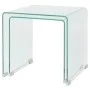 Set of two stackable clear tempered glass coffee tables by vidaXL, Coffee table - Ref: Foro24-244191, Price: 156,94 €, Discou...