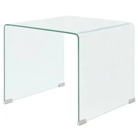Couchtisch aus gehärtetem Glas, 49,5 x 50 x 45 cm, klar von vidaXL, Couchtisch - Ref: Foro24-244188, Preis: 162,30 €, Rabatt: %
