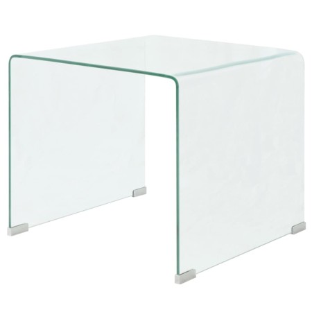 Couchtisch aus gehärtetem Glas, 49,5 x 50 x 45 cm, klar von vidaXL, Couchtisch - Ref: Foro24-244188, Preis: 151,66 €, Rabatt: %