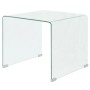 Couchtisch aus gehärtetem Glas, 49,5 x 50 x 45 cm, klar von vidaXL, Couchtisch - Ref: Foro24-244188, Preis: 151,66 €, Rabatt: %