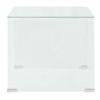 Couchtisch aus gehärtetem Glas, 49,5 x 50 x 45 cm, klar von vidaXL, Couchtisch - Ref: Foro24-244188, Preis: 151,66 €, Rabatt: %