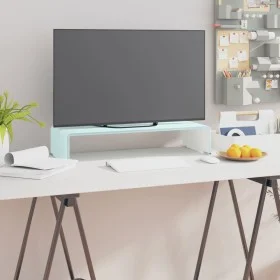 Green glass TV cabinet/monitor riser 60x25x11 cm by vidaXL, TV Furniture - Ref: Foro24-244143, Price: 65,95 €, Discount: %