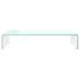 Green glass TV cabinet/monitor riser 60x25x11 cm by vidaXL, TV Furniture - Ref: Foro24-244143, Price: 65,95 €, Discount: %