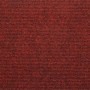 Alfombrilla autoadhesiva de escalera 15 uds roja 65x22,5x3,5 cm