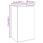 Cortenstahl-Pflanzgefäß 42x38x75 cm von vidaXL, Töpfe und Pflanzgefäße - Ref: Foro24-821554, Preis: 64,05 €, Rabatt: %