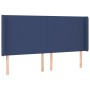 Cama box spring colchón y luces LED tela azul 160x200 cm de vidaXL, Camas y somieres - Ref: Foro24-3138731, Precio: 586,75 €,...