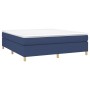 Box spring bed with blue fabric mattress 160x200 cm by vidaXL, Beds and slatted bases - Ref: Foro24-3144536, Price: 449,99 €,...