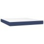 Box spring bed with blue fabric mattress 160x200 cm by vidaXL, Beds and slatted bases - Ref: Foro24-3144536, Price: 449,99 €,...