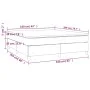 Boxspringbett mit schwarzer Kunstledermatratze 160x200 cm von vidaXL, Betten und Lattenroste - Ref: Foro24-3144614, Preis: 46...