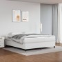 Boxspringbett mit weißer Kunstledermatratze 160x200 cm von vidaXL, Betten und Lattenroste - Ref: Foro24-3144615, Preis: 475,7...