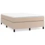Box spring bed with cappuccino synthetic leather mattress 180x200cm by vidaXL, Beds and slatted bases - Ref: Foro24-3144625, ...