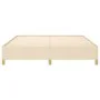Cream fabric bed frame 160x200 cm by vidaXL, Beds and slatted bases - Ref: Foro24-3120974, Price: 148,48 €, Discount: %