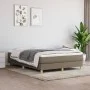 Taupe gray fabric bed frame 140x190 cm by vidaXL, Beds and slatted bases - Ref: Foro24-3120610, Price: 116,57 €, Discount: %