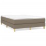 Taupe gray fabric bed frame 140x190 cm by vidaXL, Beds and slatted bases - Ref: Foro24-3120610, Price: 118,75 €, Discount: %