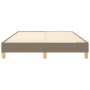 Taupe gray fabric bed frame 140x190 cm by vidaXL, Beds and slatted bases - Ref: Foro24-3120610, Price: 118,75 €, Discount: %