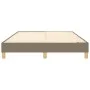 Taupe gray fabric bed frame 140x190 cm by vidaXL, Beds and slatted bases - Ref: Foro24-3120610, Price: 116,57 €, Discount: %