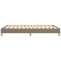 Taupe gray fabric bed frame 140x190 cm by vidaXL, Beds and slatted bases - Ref: Foro24-3120610, Price: 118,75 €, Discount: %