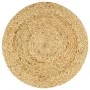 Round individual placemats, set of 6, made of plain natural jute, 38 cm. by vidaXL, Placemats - Ref: Foro24-133835, Price: 29...