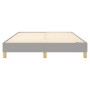 Light gray fabric bed frame 140x190 cm by vidaXL, Beds and slatted bases - Ref: Foro24-3120606, Price: 115,92 €, Discount: %