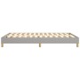 Light gray fabric bed frame 140x190 cm by vidaXL, Beds and slatted bases - Ref: Foro24-3120606, Price: 115,92 €, Discount: %