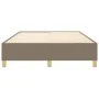 Estructura de cama de tela gris taupe 140x190 cm de vidaXL, Camas y somieres - Ref: Foro24-3120957, Precio: 134,01 €, Descuen...
