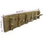 Recycled solid wood coat rack 60x15 cm by vidaXL, Hat and coat racks - Ref: Foro24-244501, Price: 41,20 €, Discount: %