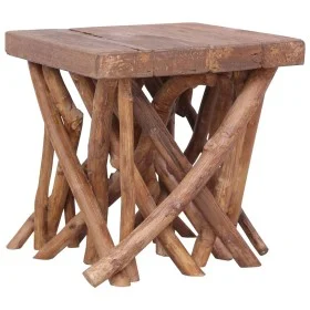 Solid wood log coffee table 40x40x40 cm by vidaXL, Coffee table - Ref: Foro24-283936, Price: 120,56 €, Discount: %