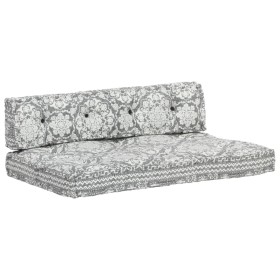 Pallet sofa cushion light gray patchwork fabric by vidaXL, Cushions for chairs and sofas - Ref: Foro24-287720, Price: 146,81 ...