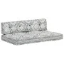 Pallet sofa cushion light gray patchwork fabric by vidaXL, Cushions for chairs and sofas - Ref: Foro24-287720, Price: 144,33 ...