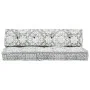 Pallet sofa cushion light gray patchwork fabric by vidaXL, Cushions for chairs and sofas - Ref: Foro24-287720, Price: 144,33 ...