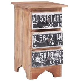 Solid recycled wood bedside table 30x30x51 cm by vidaXL, Nightstands - Ref: Foro24-283921, Price: 94,73 €, Discount: %