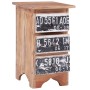 Solid recycled wood bedside table 30x30x51 cm by vidaXL, Nightstands - Ref: Foro24-283921, Price: 96,36 €, Discount: %