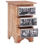 Solid recycled wood bedside table 30x30x51 cm by vidaXL, Nightstands - Ref: Foro24-283921, Price: 96,36 €, Discount: %