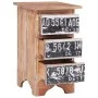 Solid recycled wood bedside table 30x30x51 cm by vidaXL, Nightstands - Ref: Foro24-283921, Price: 94,73 €, Discount: %