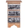 Solid recycled wood bedside table 30x30x51 cm by vidaXL, Nightstands - Ref: Foro24-283921, Price: 96,36 €, Discount: %