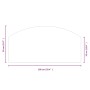 Placa de vidrio para chimenea 100x50 cm de vidaXL, Cristal - Ref: Foro24-324153, Precio: 47,82 €, Descuento: %