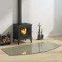 Placa de vidrio para chimenea 120x60 cm de vidaXL, Cristal - Ref: Foro24-324150, Precio: 59,44 €, Descuento: %
