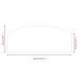 Glasplatte für Kamin 120x50 cm von vidaXL, Glas - Ref: Foro24-324155, Preis: 45,79 €, Rabatt: %