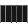 Trennwand mit 5 Paneelen schwarz 250x180 cm von vidaXL, Raumteiler - Ref: Foro24-320726, Preis: 56,47 €, Rabatt: %