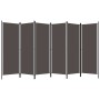 Trennwand mit 6 Paneelen anthrazitgrau 300x180 cm von vidaXL, Raumteiler - Ref: Foro24-320729, Preis: 45,79 €, Rabatt: %