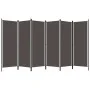 Trennwand mit 6 Paneelen anthrazitgrau 300x180 cm von vidaXL, Raumteiler - Ref: Foro24-320729, Preis: 60,78 €, Rabatt: %