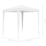 Weißes Festzelt 2x2 m von vidaXL, Zelte und Pavillons - Ref: Foro24-48496, Preis: 57,34 €, Rabatt: %
